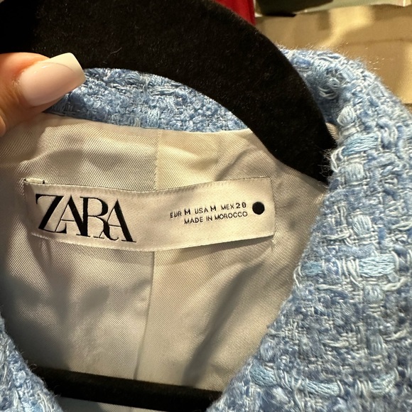 Women tweed blazer and romper Zara - Picture 5 of 7